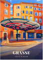 Grasse — Kiosque aux Panneaux, Place Provençale sous le Soleil de la Côte d'Azur