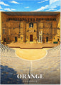 Orange — Le Théâtre Antique Romain et son Grand Mur de Scène sous le Ciel de Provence